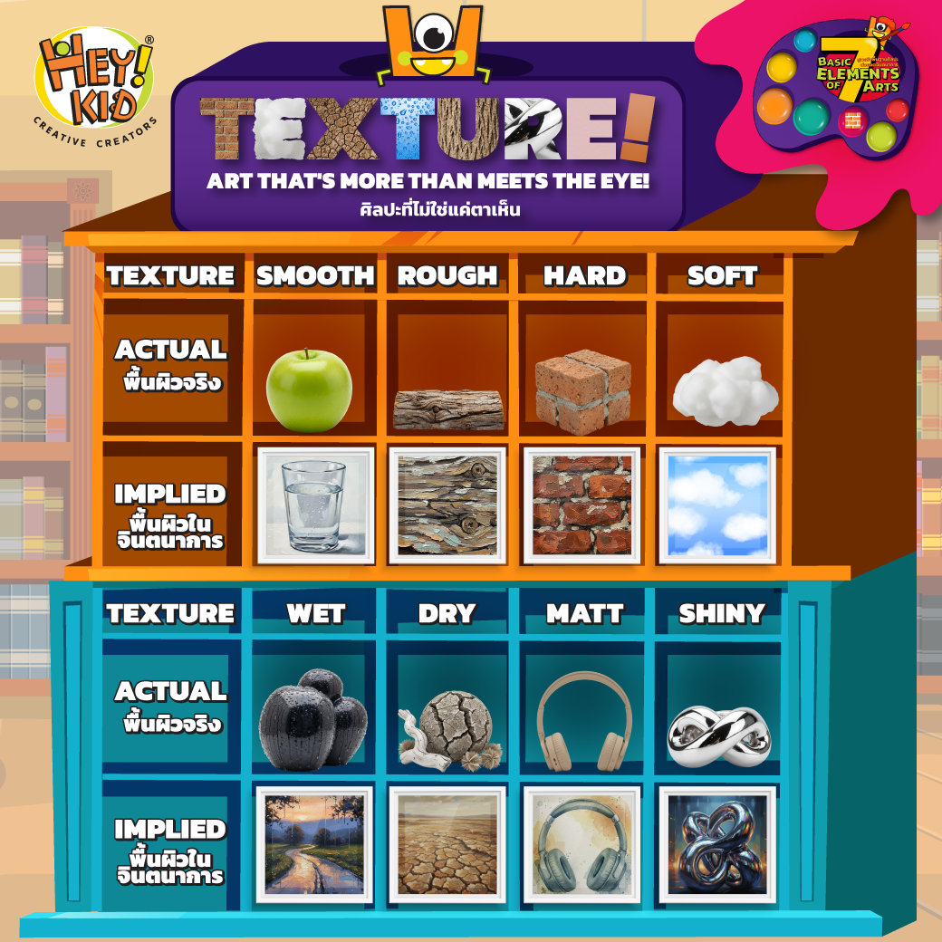 Texture: ศิลปะที่ไม่ใช่แค่ตาเห็น!